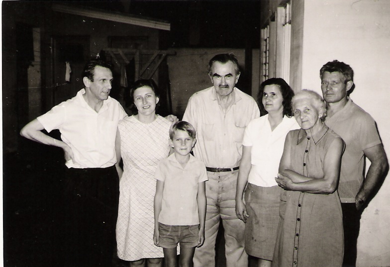 Familia Stegmann com genro e nora